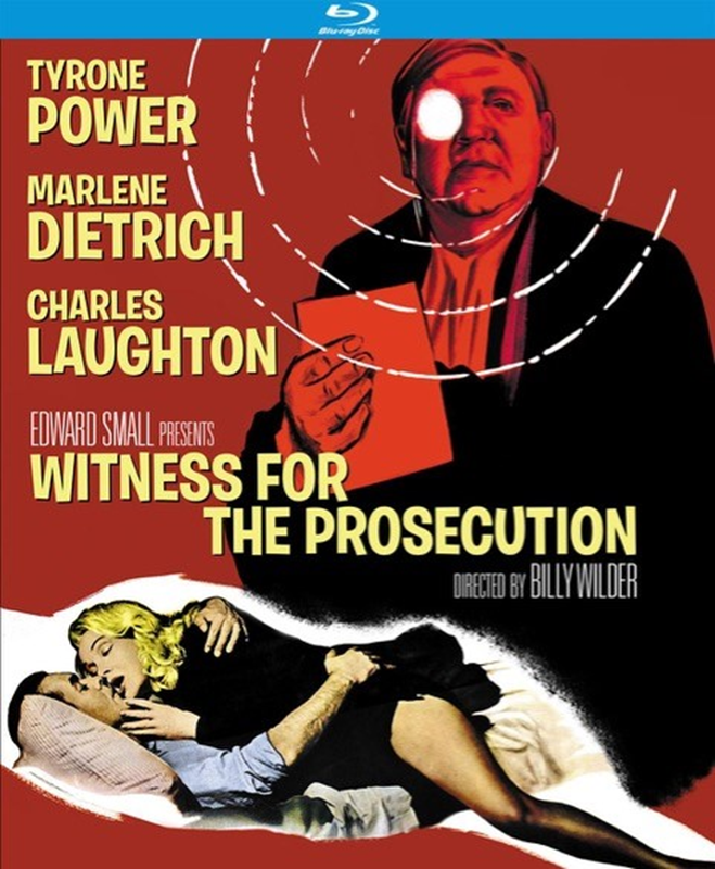 Bluray cover for Witness for the Prosecution