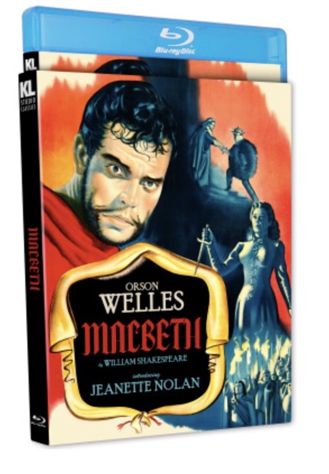 Orson Welles' MacBeath bluray cover