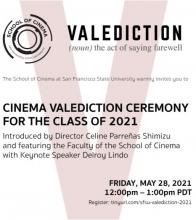 Cinema Valediction Ceremony for the Class of 2021