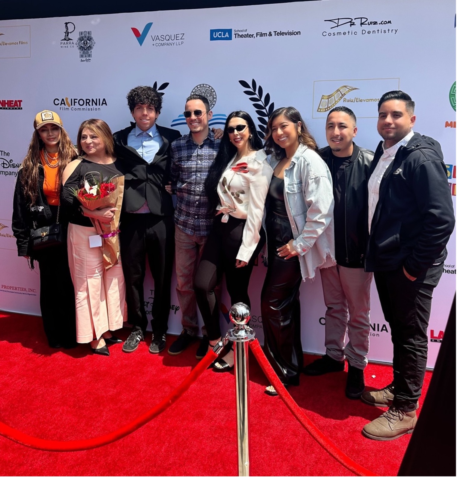 SFSU Latino/a/x Film Club on the red carpet