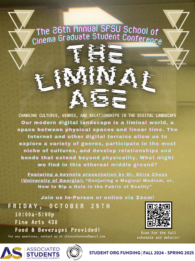 SFSU Cinema MA Conference flyer