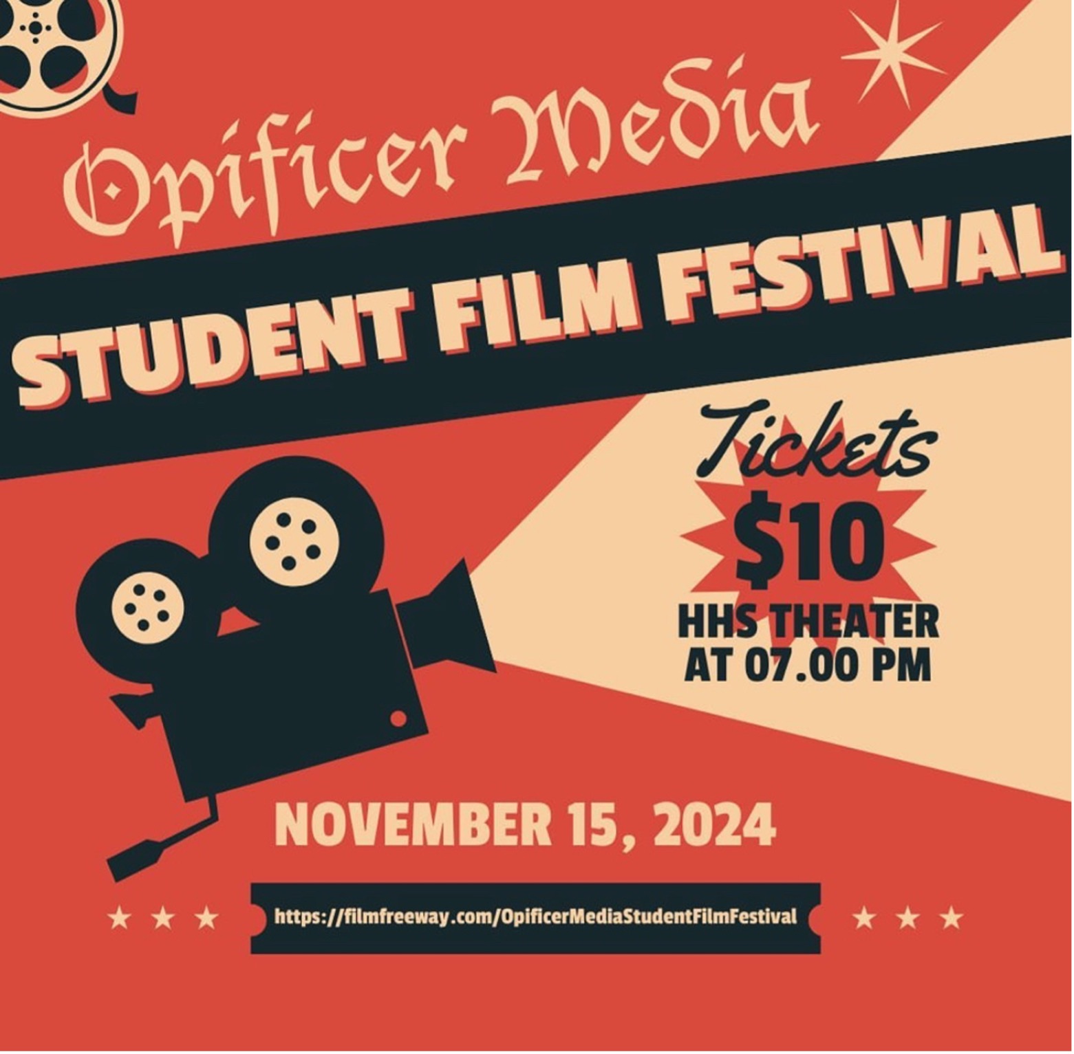 Opificer Film Festival event flyer