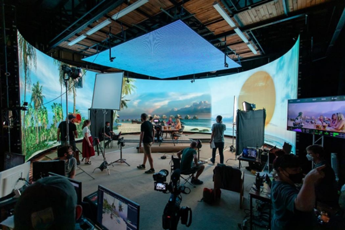 An active production on the Christchurch Virtual Production Stage