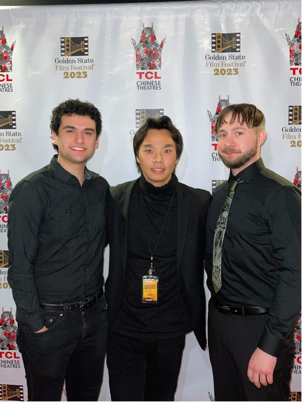 Three Cinema students who produced film