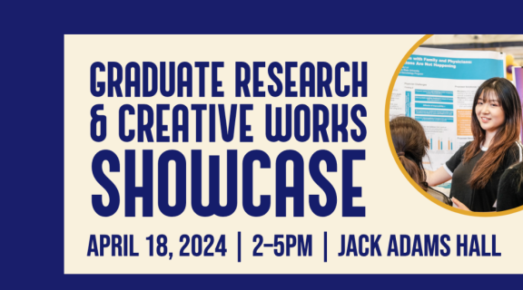 SFSU graduate research showcase flyer 2024